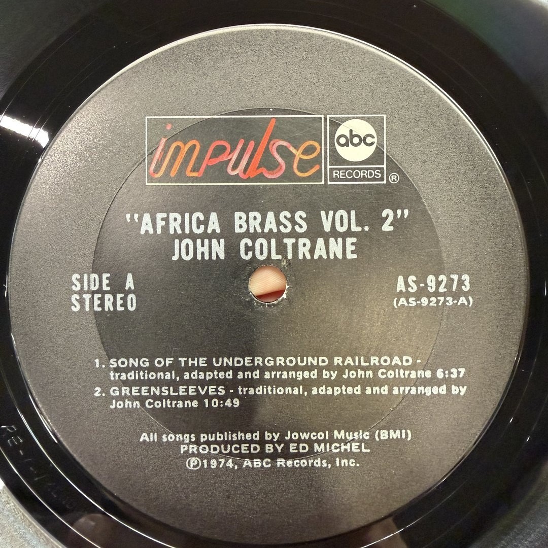 The Africa Brass Sessions, Vol. 2 검정 센터 라벨