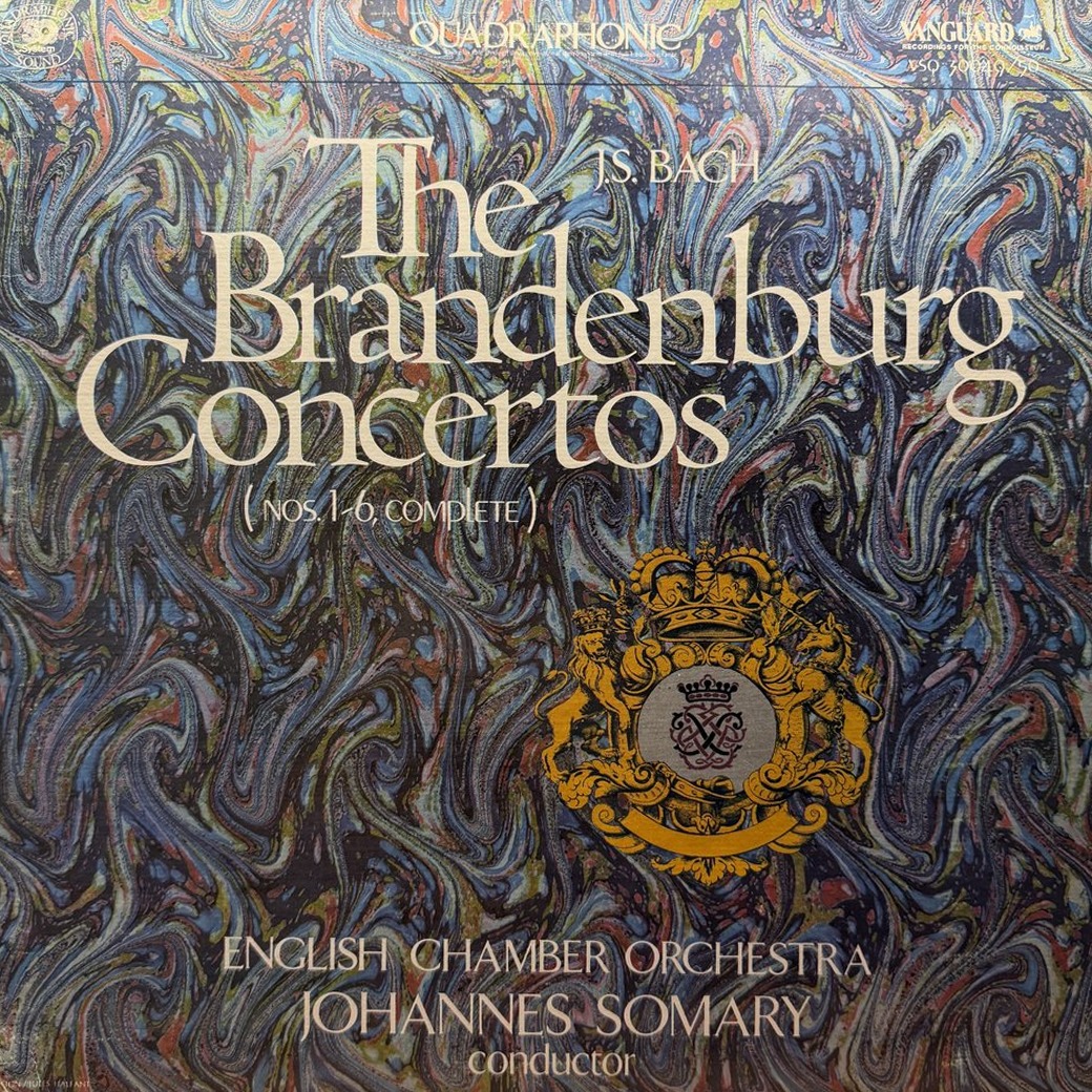 J. S. Bach / English Chamber Orchestra, Johannes Somary 〈The Brandenburg Concertos (Nos. 1-6, Complete)〉 자켓