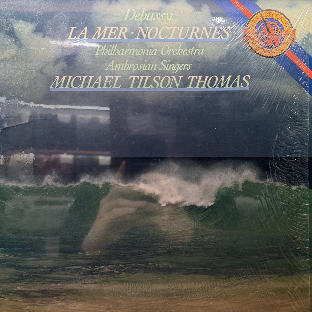 Debussy - Michael Tilson Thomas, Philharmonia Orchestra, Ambrosian Singers 〈La Mer • Nocturnes〉 자켓