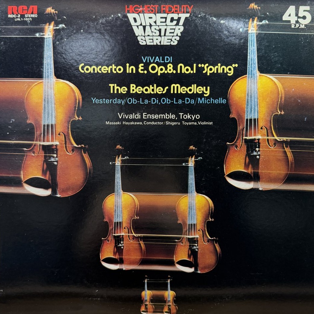 Vivaldi Ensemble, Tokyo 〈Concerto in E. Op. 8 No. 1 "Spring" / The Beatles Medley〉 자켓