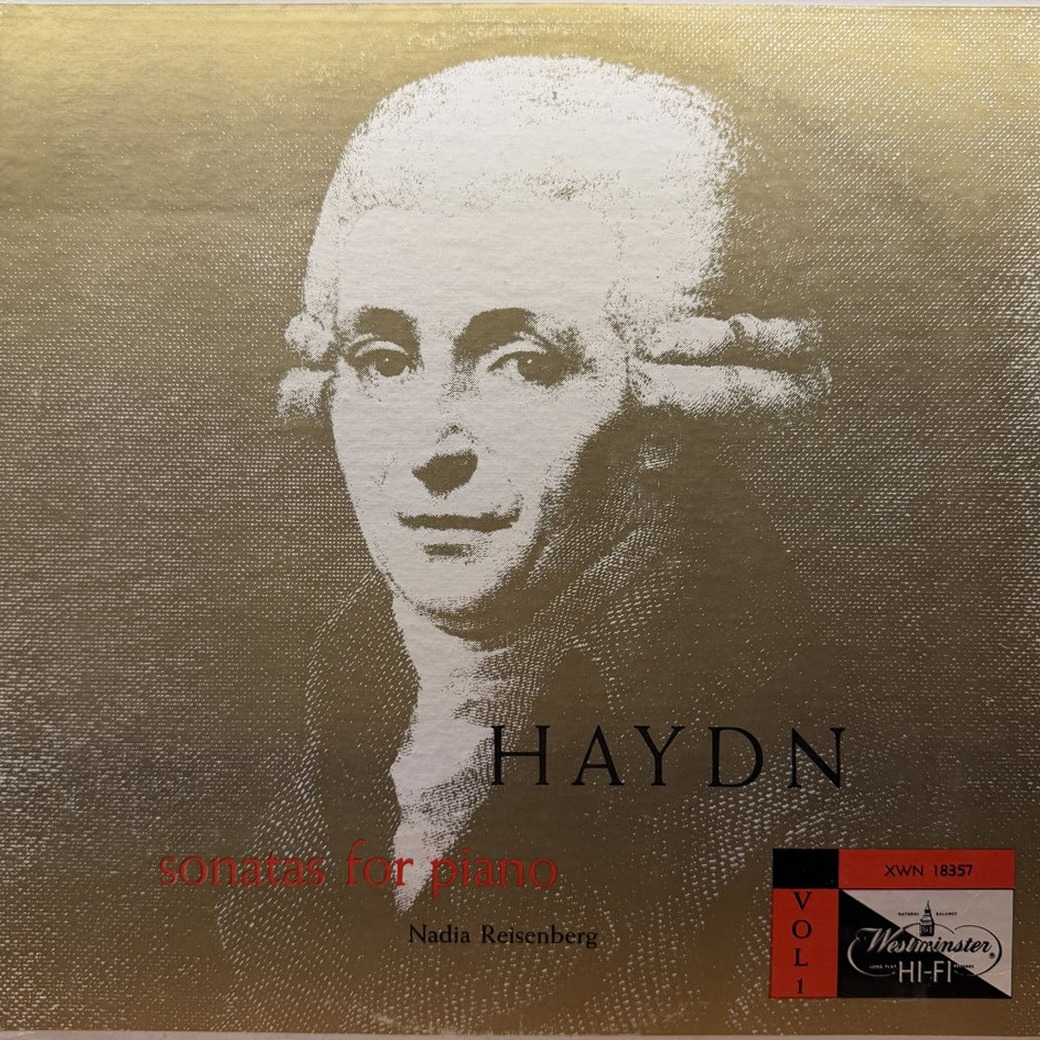 Joseph Haydn / Nadia Reisenberg 〈Sonatas For Piano Vol 1〉 자켓