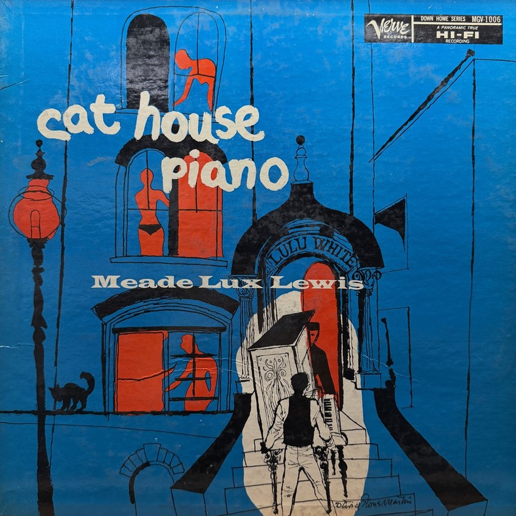 Meade Lux Lewis 〈Cat House Piano〉 자켓