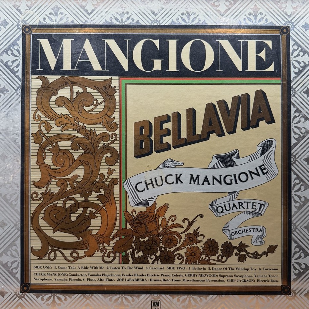Chuck Mangione 〈Bellavia〉 자켓