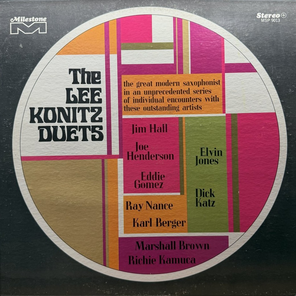 Lee Konitz 〈The Lee Konitz Duets〉 자켓