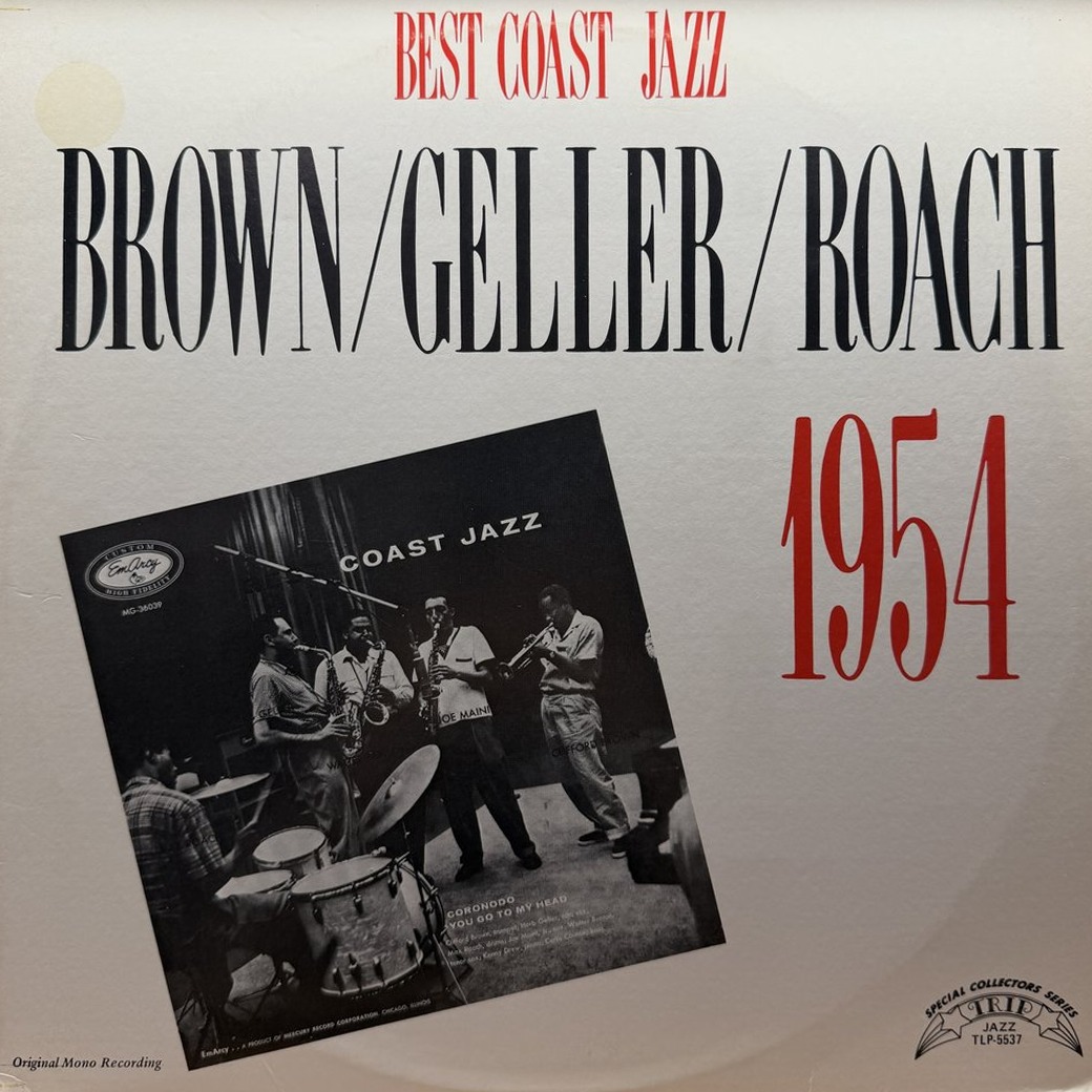 Clifford Brown / Herb Geller / Max Roach 〈Best Coast Jazz〉 자켓