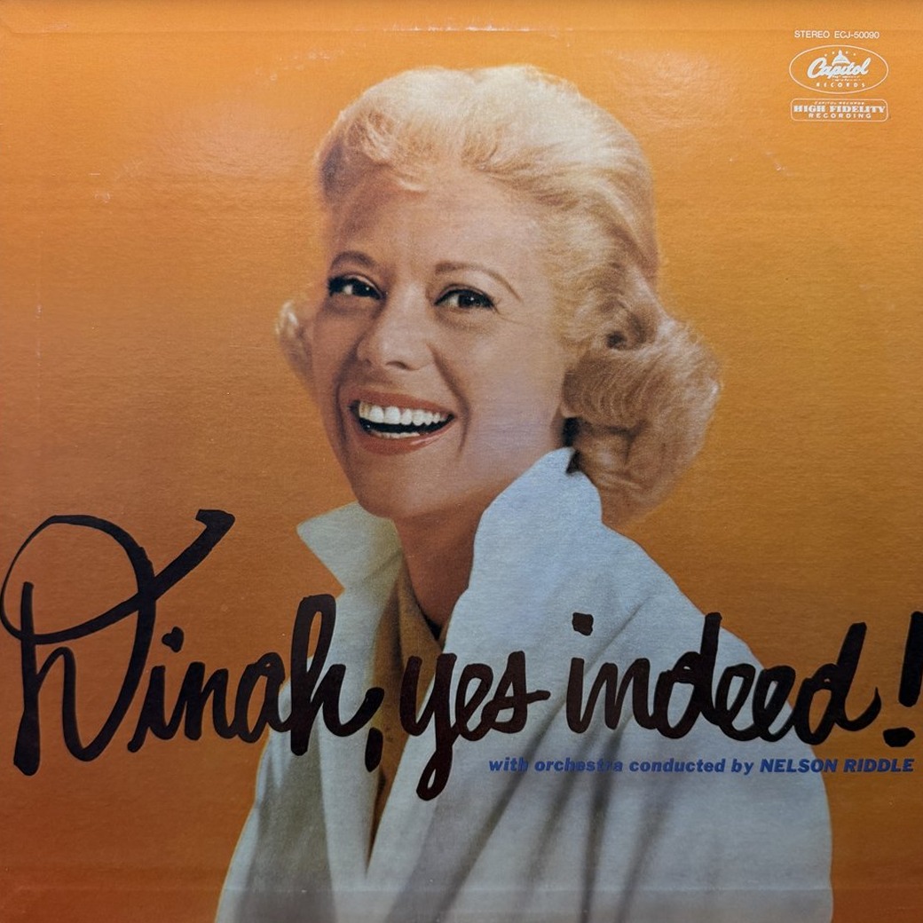 Dinah Shore 〈Dinah, Yes Indeed!〉 자켓
