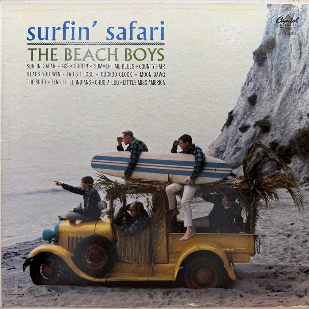 The Beach Boys 〈Surfin' Safari〉 자켓