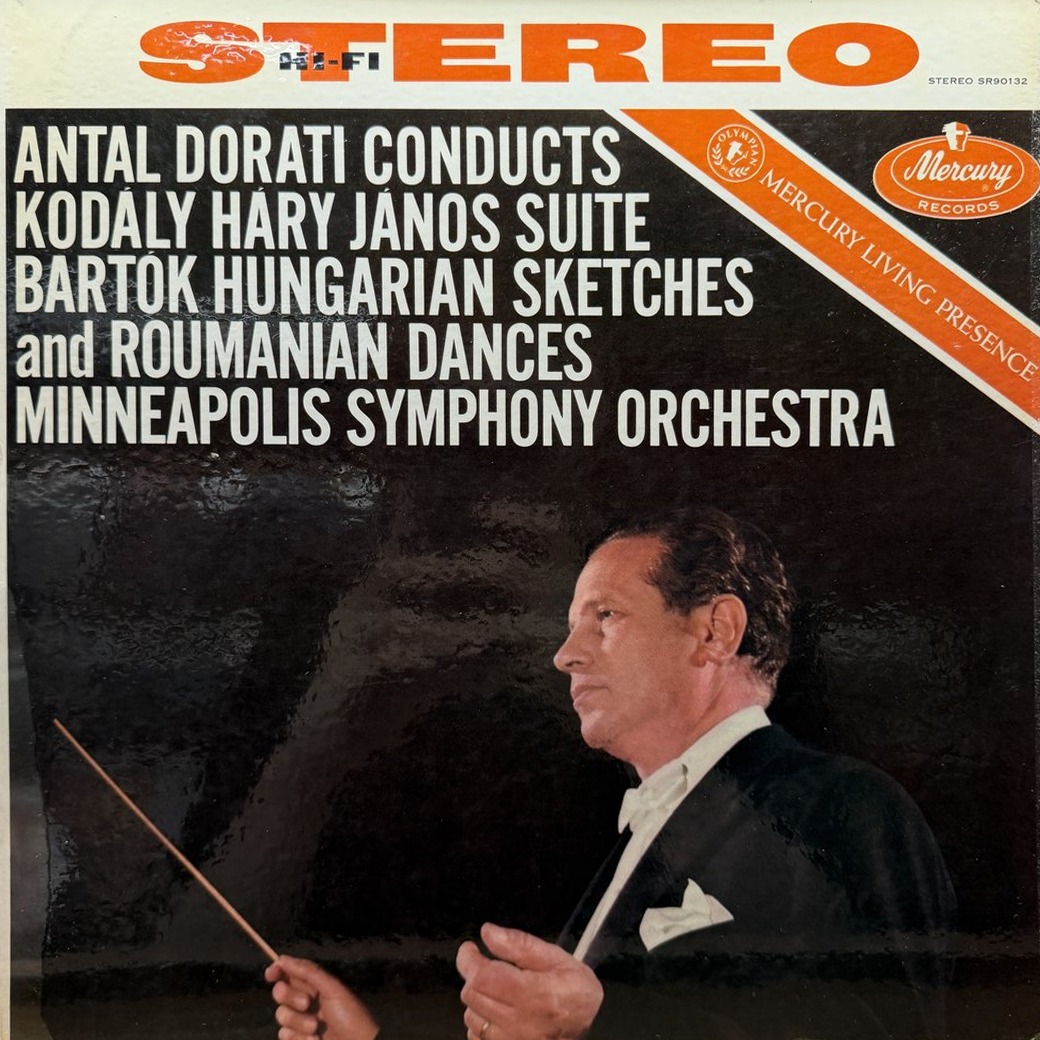 Antal Dorati, Minneapolis Symphony Orchestra, Zoltán Kodály, Béla Bartók 〈Háry János Suite / Hungarian Sketches And Roumanian Dances〉 자켓
