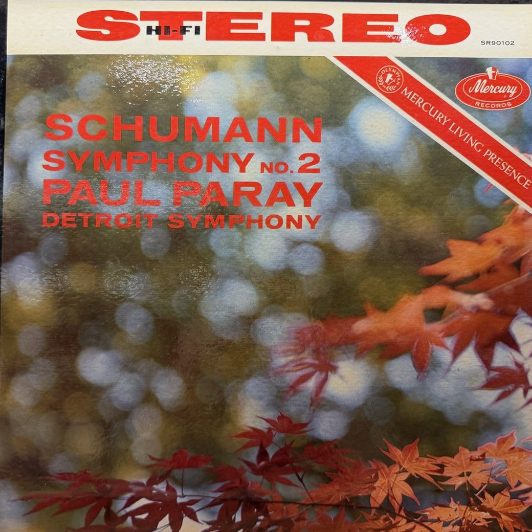 Schumann, Paul Paray, Detroit Symphony Orchestra 〈Symphony No. 2〉 자켓