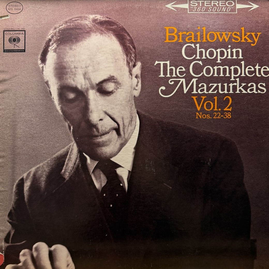 Alexander Brailowsky 〈Chopin: The Complete Mazurkas Vol. 2 Nos. 22-38〉 자켓