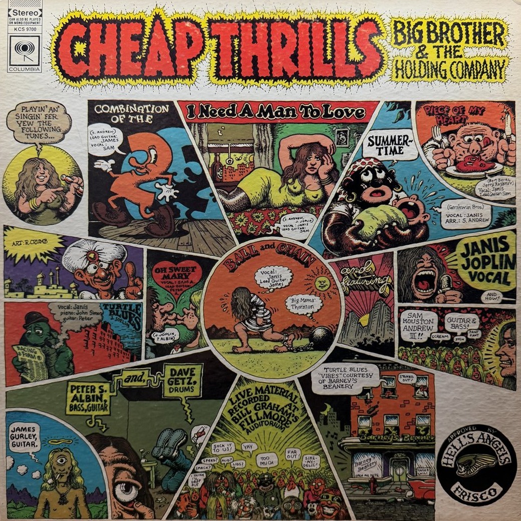 Big Brother & The Holding Company 〈Cheap Thrills〉 자켓