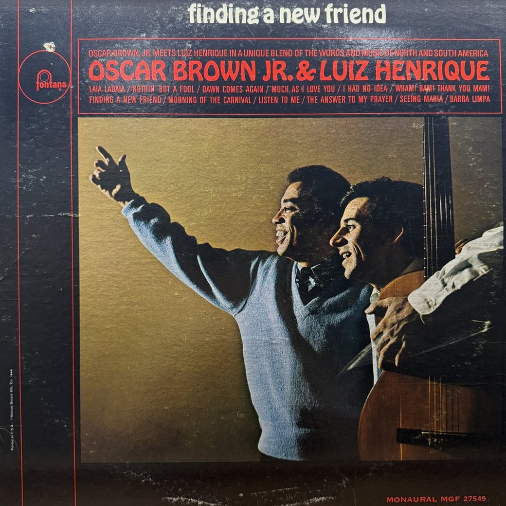 Oscar Brown Jr. & Luiz Henrique 〈Finding A New Friend〉 자켓