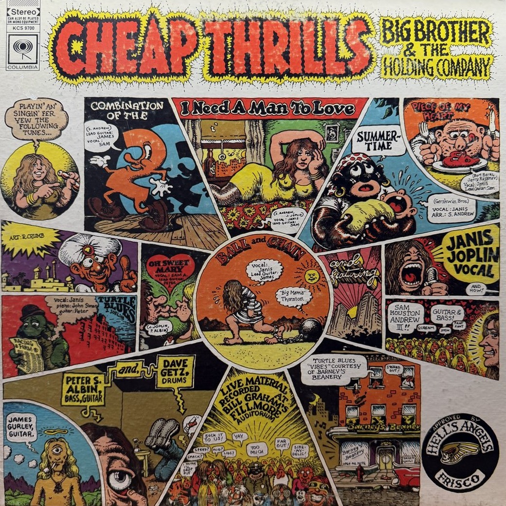 Big Brother & The Holding Company 〈Cheap Thrills〉 자켓