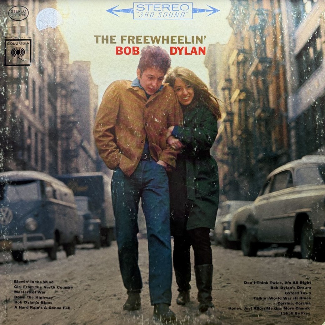Bob Dylan 〈The Freewheelin' Bob Dylan〉 자켓