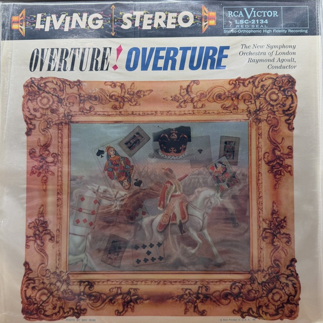 The New Symphony Orchestra Of London, Raymond Agoult 〈Overture! Overture!〉 자켓