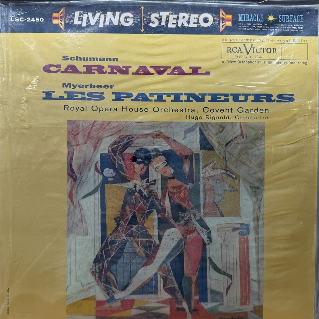 Robert Schumann, Giacomo Meyerbeer, The Royal Opera House Orchestra, Covent Garden, Hugo Rignold 〈Carnaval / Les Patineurs〉 자켓