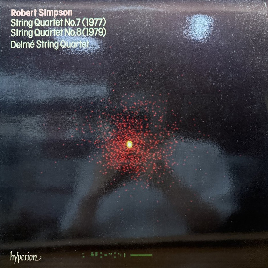 Robert Simpson, Delmé String Quartet 〈String Quartet No. 7 / String Quartet No. 8〉 자켓