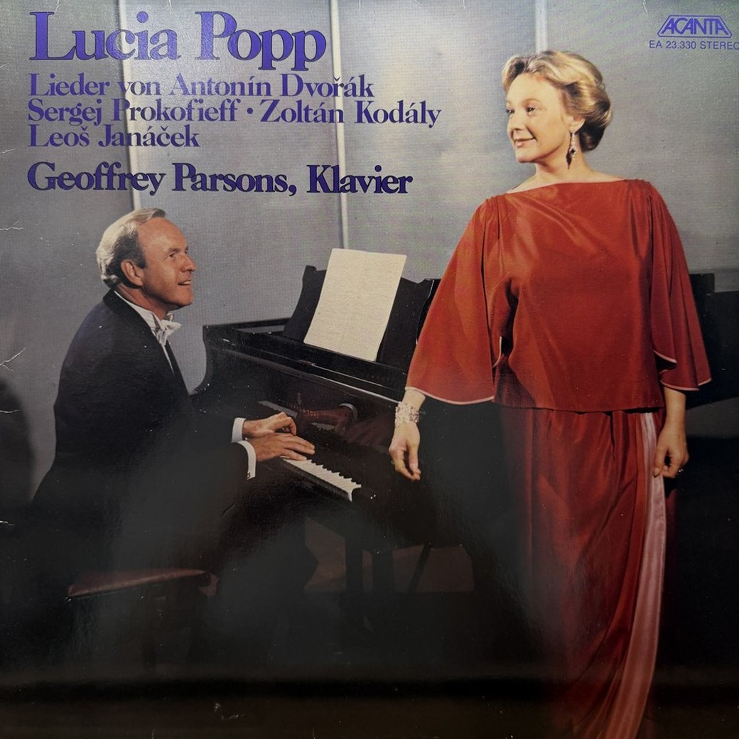 Lucia Popp 〈Lieder Von Dvořák · Prokofieff · Kodály · Janáček〉 자켓