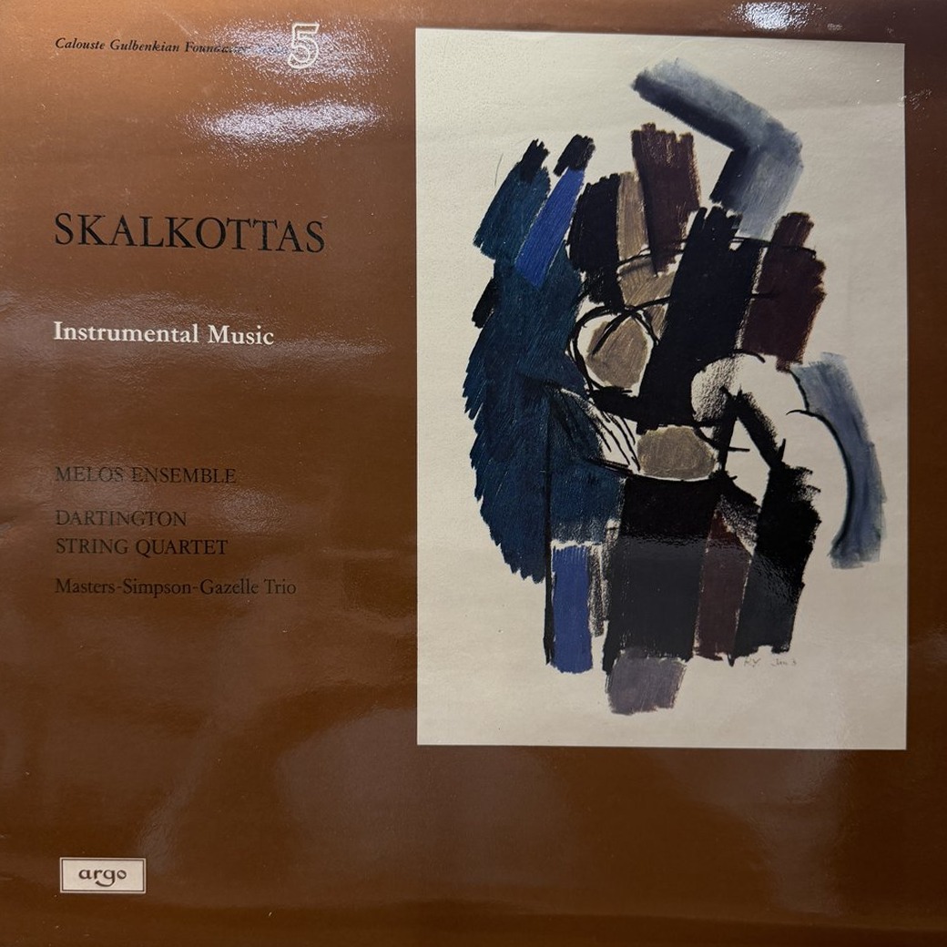 Nikos Skalkottas 〈Instrumental Music〉 자켓