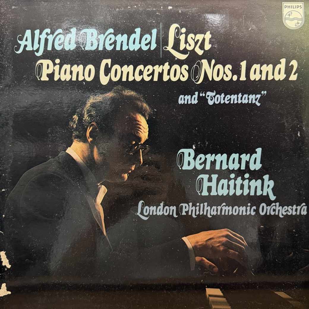 Liszt: Alfred Brendel, London Philharmonic Orchestra, Bernard Haitink 〈Piano Concertos Nos. 1 & 2 And "Totentanz"〉 자켓