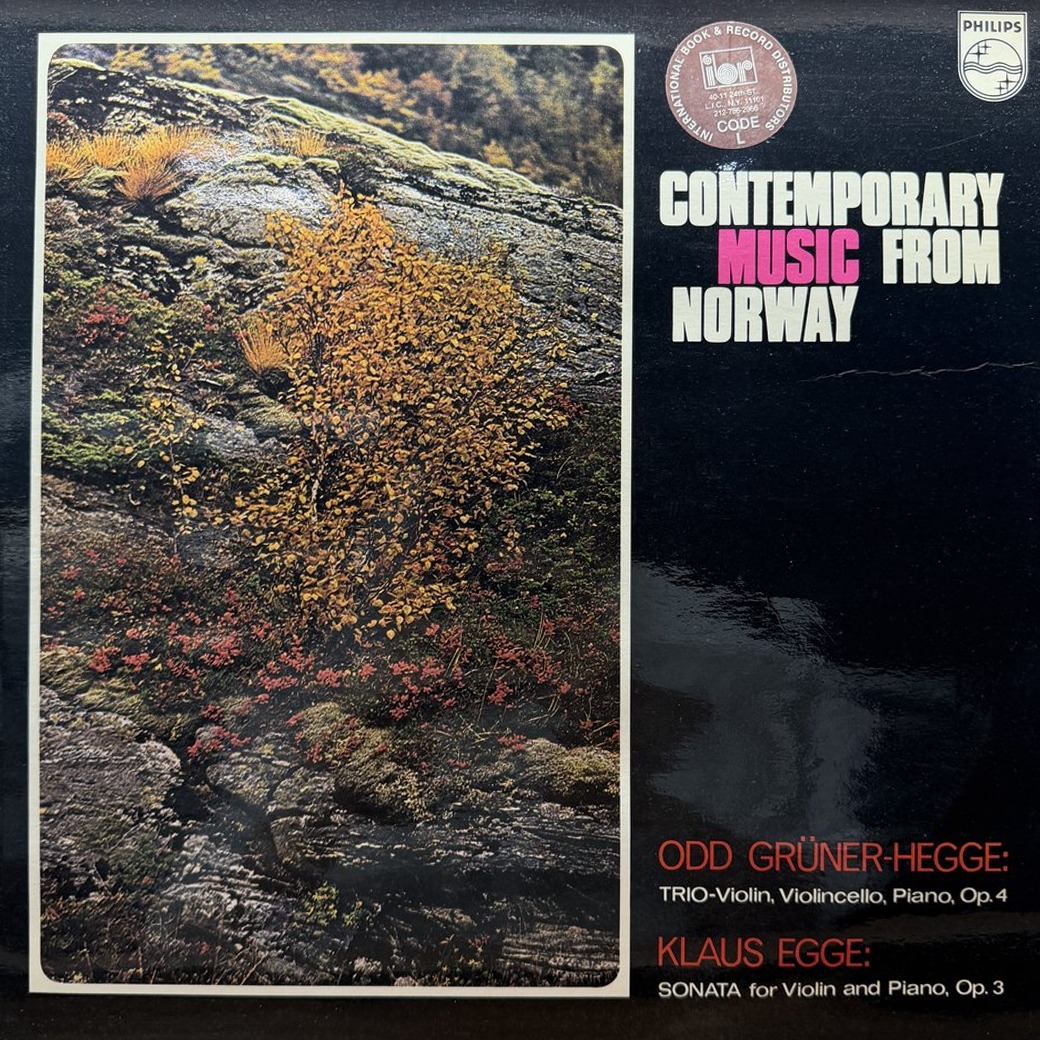 Odd Grüner-Hegge, Klaus Egge 〈Contemporary Music From Norway〉 자켓