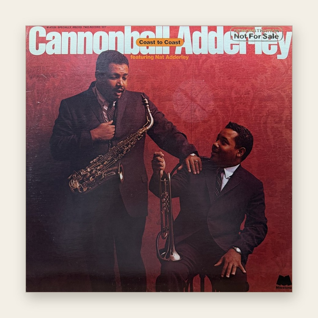 Cannonball Adderley Featuring Nat Adderley 〈Coast To Coast〉 자켓