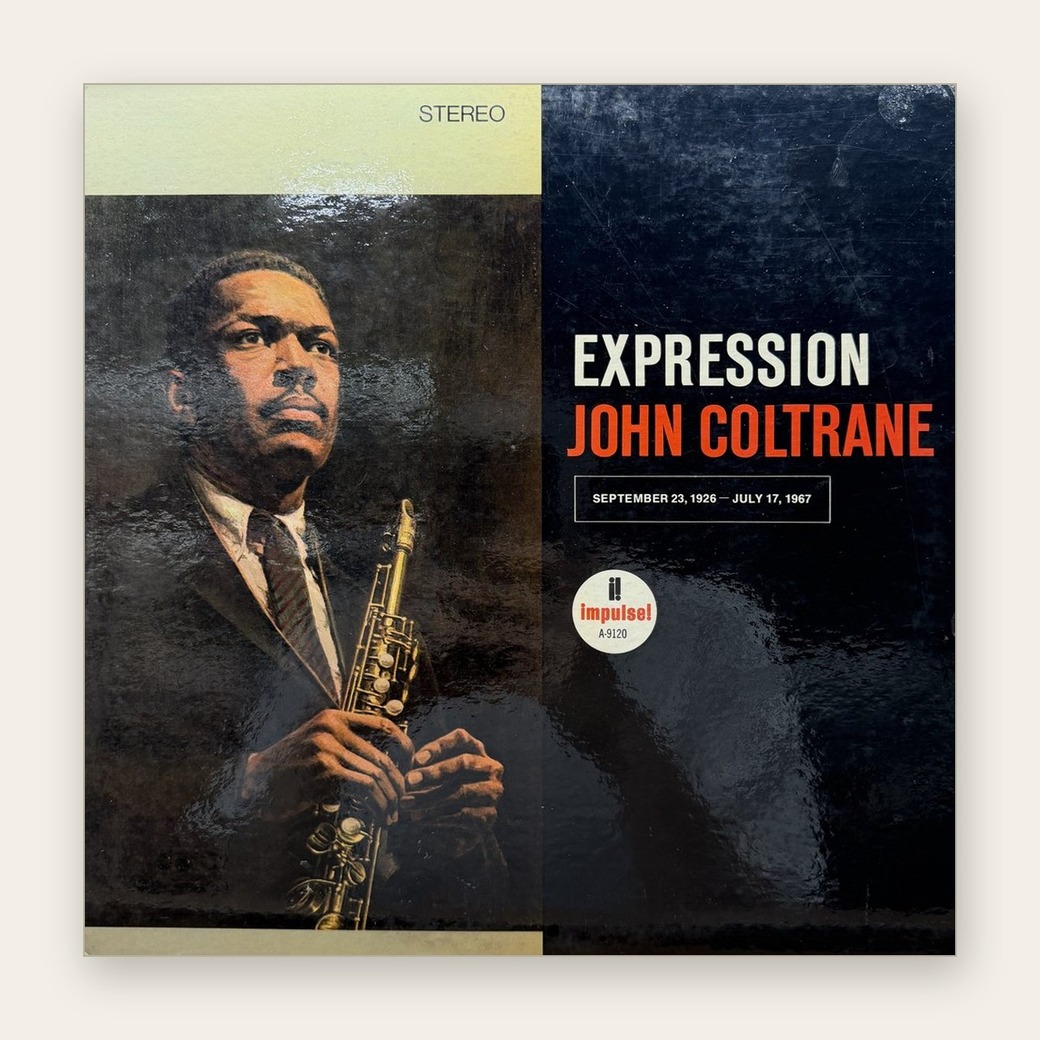 John Coltrane 〈Expression〉 자켓