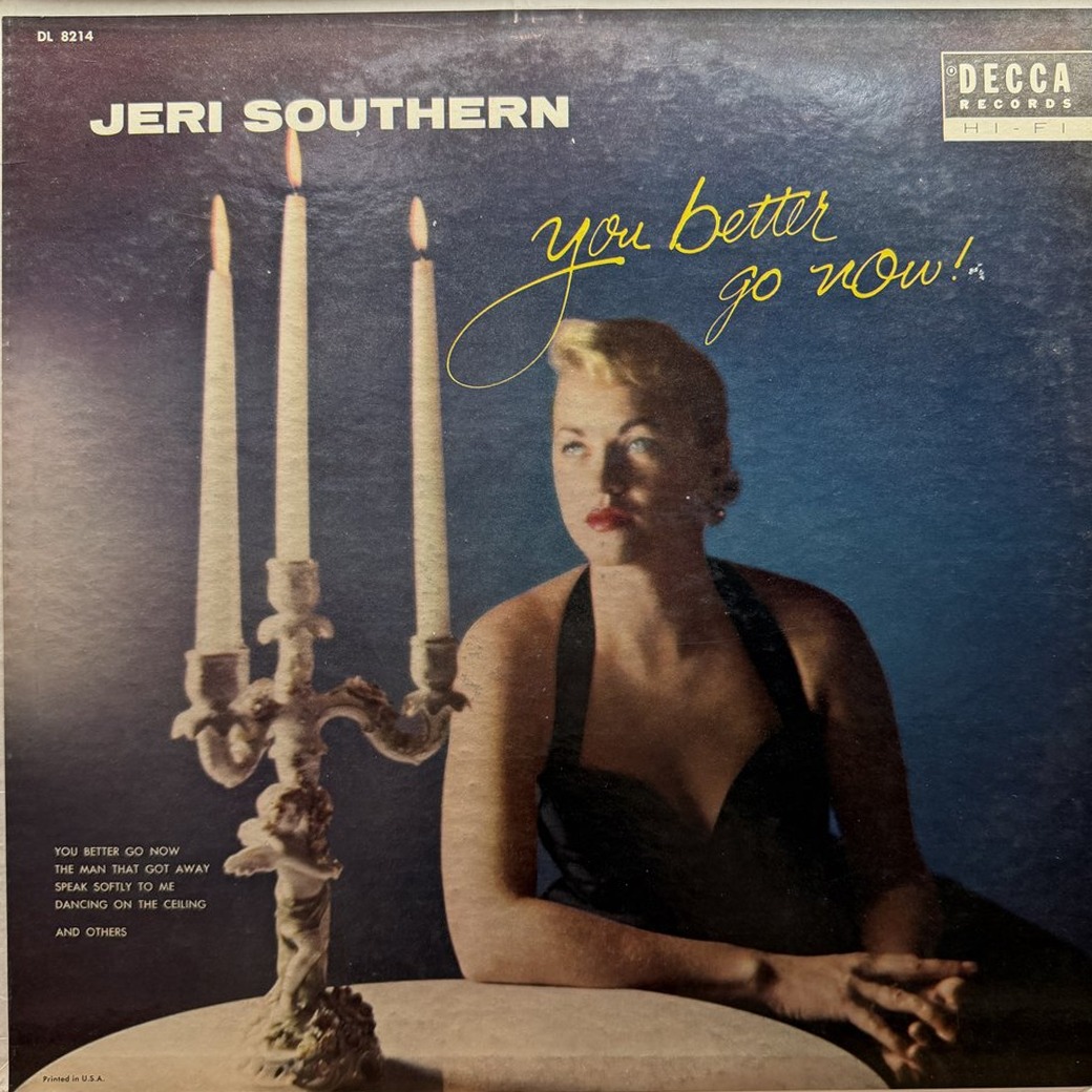 Jeri Southern 〈You Better Go Now〉 자켓