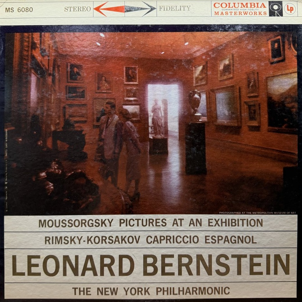 Moussorgsky, Rimsky-Korsakov, The New York Philharmonic, Leonard Bernstein 〈Pictures At An Exhibition · Capriccio Espagnol〉 자켓