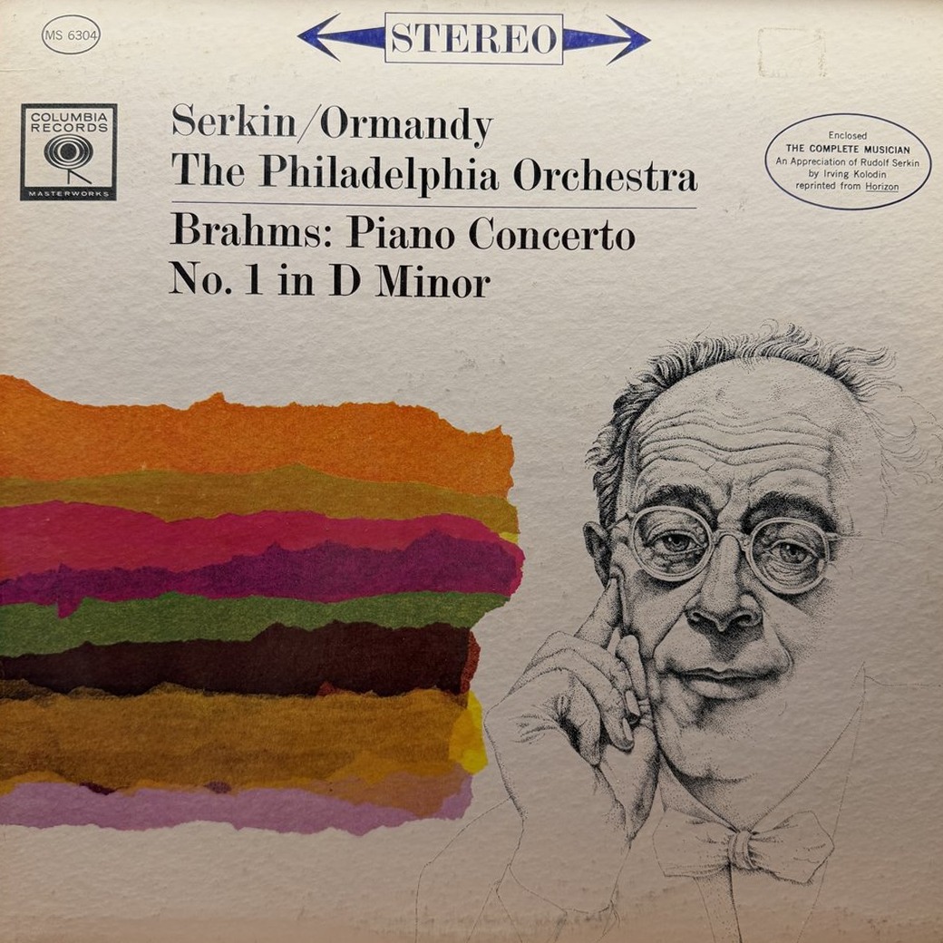 Serkin / Ormandy, The Philadelphia Orchestra / Brahms 〈Piano Concerto No.1 In D Minor〉 자켓
