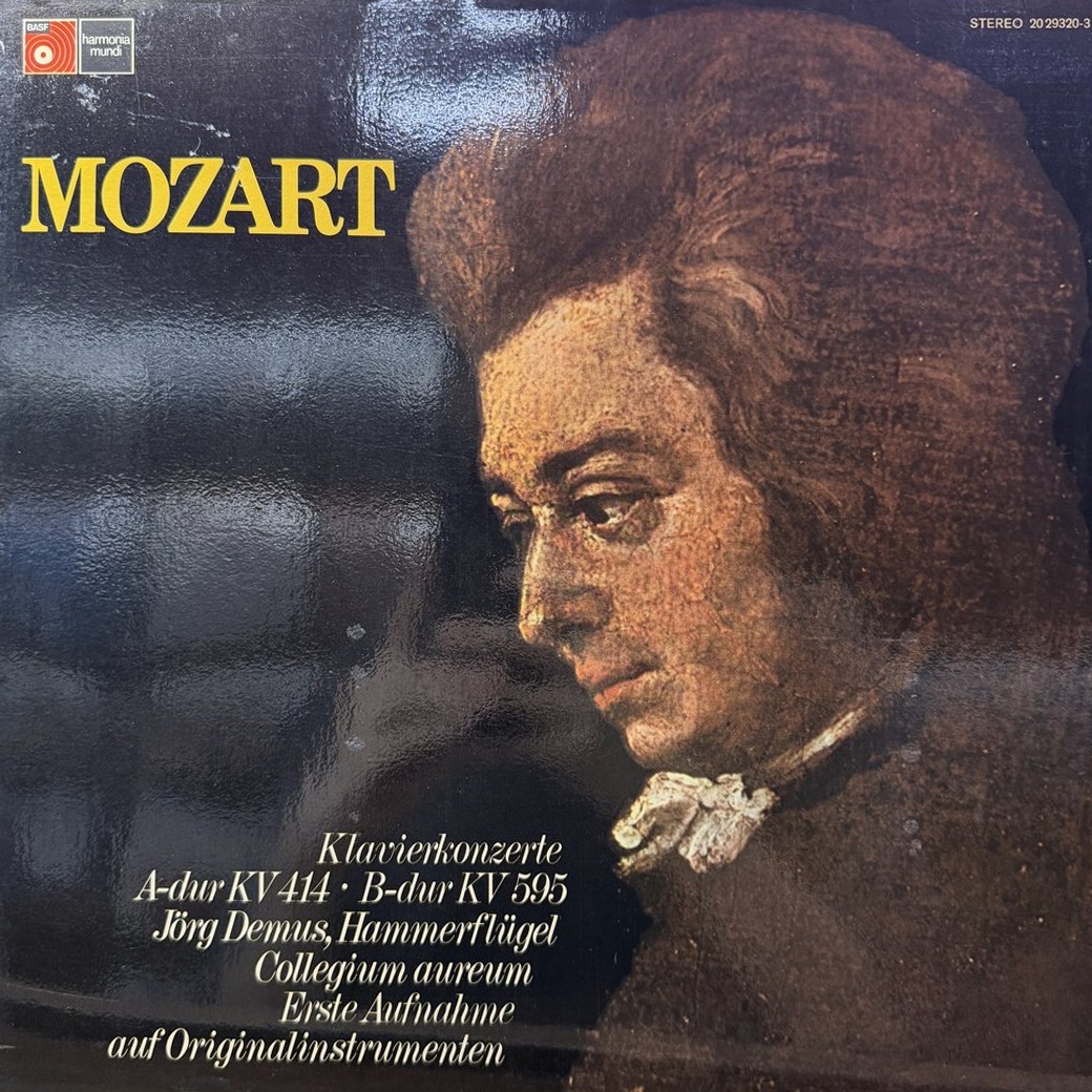 Wolfgang Amadeus Mozart - Jörg Demus - Collegium Aureum - Franzjosef Maier 〈Klavierkonzerte A-Dur KV 414 / B-Dur KV 595 - Erste Aufnahme Auf Originalinstrumenten〉 자켓