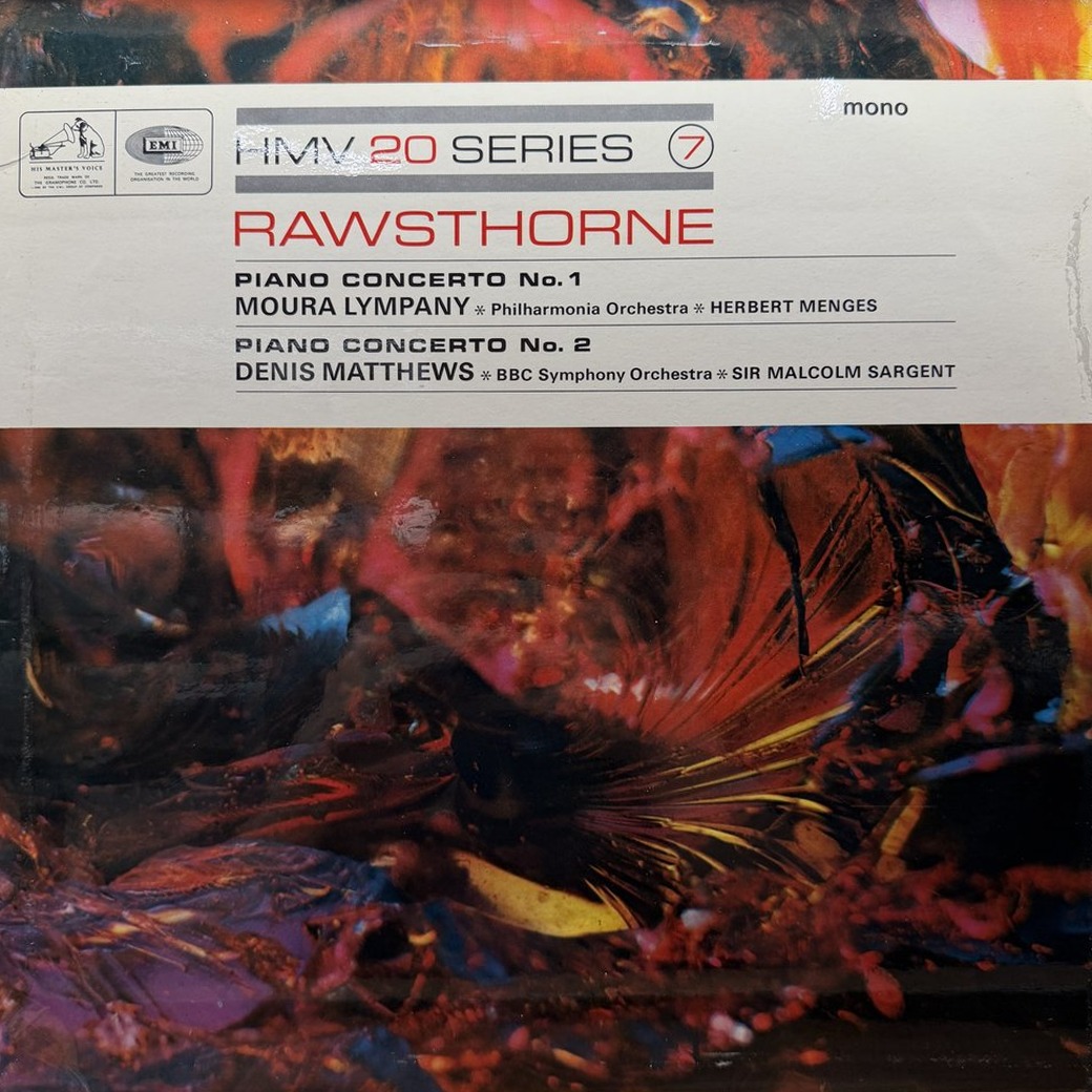 Rawsthorne - Dame Moura Lympany, Denis Matthews, Philharmonia Orchestra, Herbert Menges, BBC Symphony Orchestra, Sir Malcolm Sargent 〈Rawsthorne; Piano Concertos 1 & 2〉 자켓
