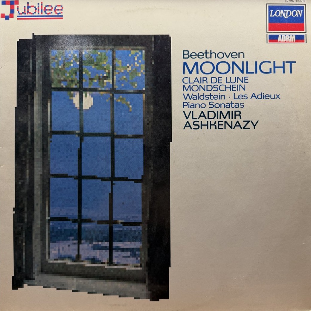 Beethoven, Vladimir Ashkenazy 〈Moonlight, Waldstein, Les Adieux Piano Sonatas〉 자켓