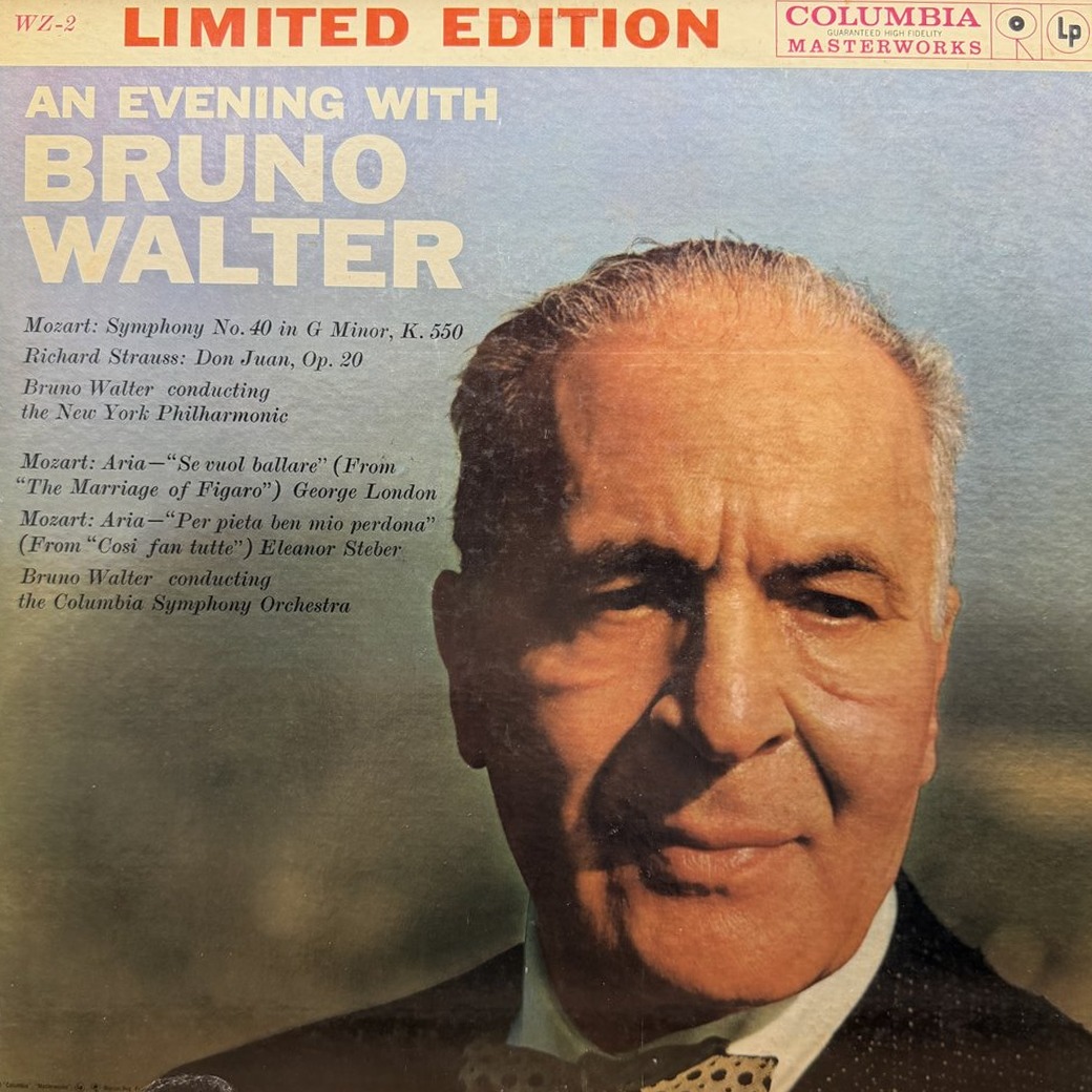 Bruno Walter, Mozart, Strauss 〈An Evening With Bruno Walter〉 자켓