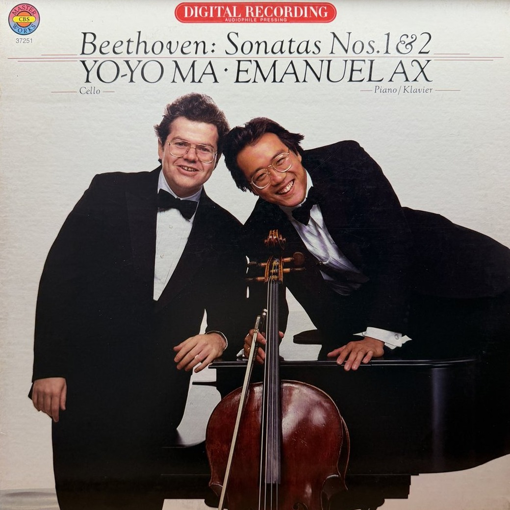 Beethoven : Yo-Yo Ma - Emanuel Ax 〈Sonatas Nos. 1 & 2〉 자켓