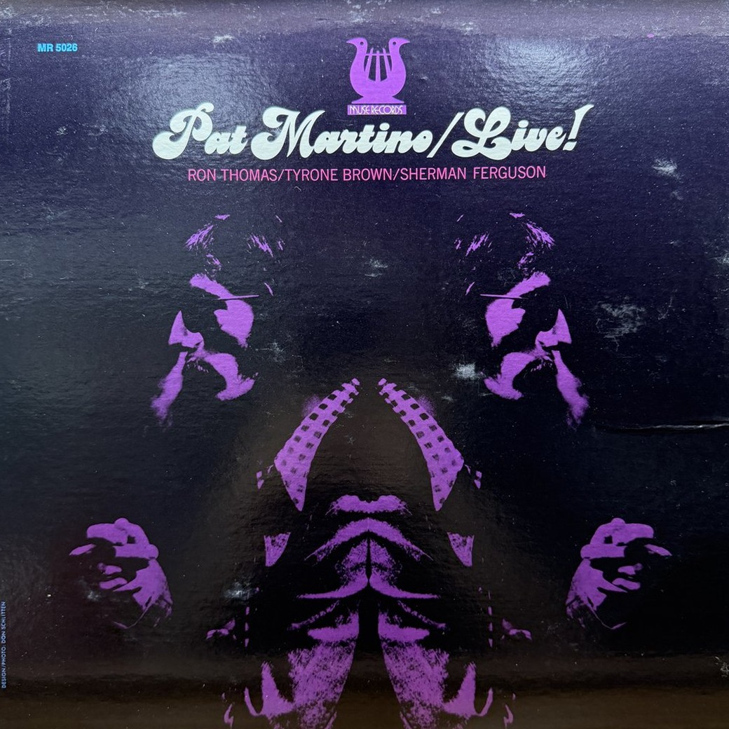 Pat Martino 〈Live!〉 자켓