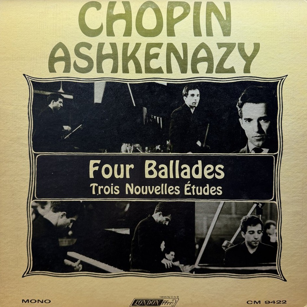 Chopin, Ashkenazy 〈Four Ballades / Trois Nouvelles Études〉 자켓