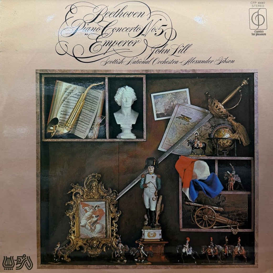 Beethoven, John Lill, Alexander Gibson, Scottish National Orchestra 〈Piano Concerto No. 5 "Emperor"〉 자켓