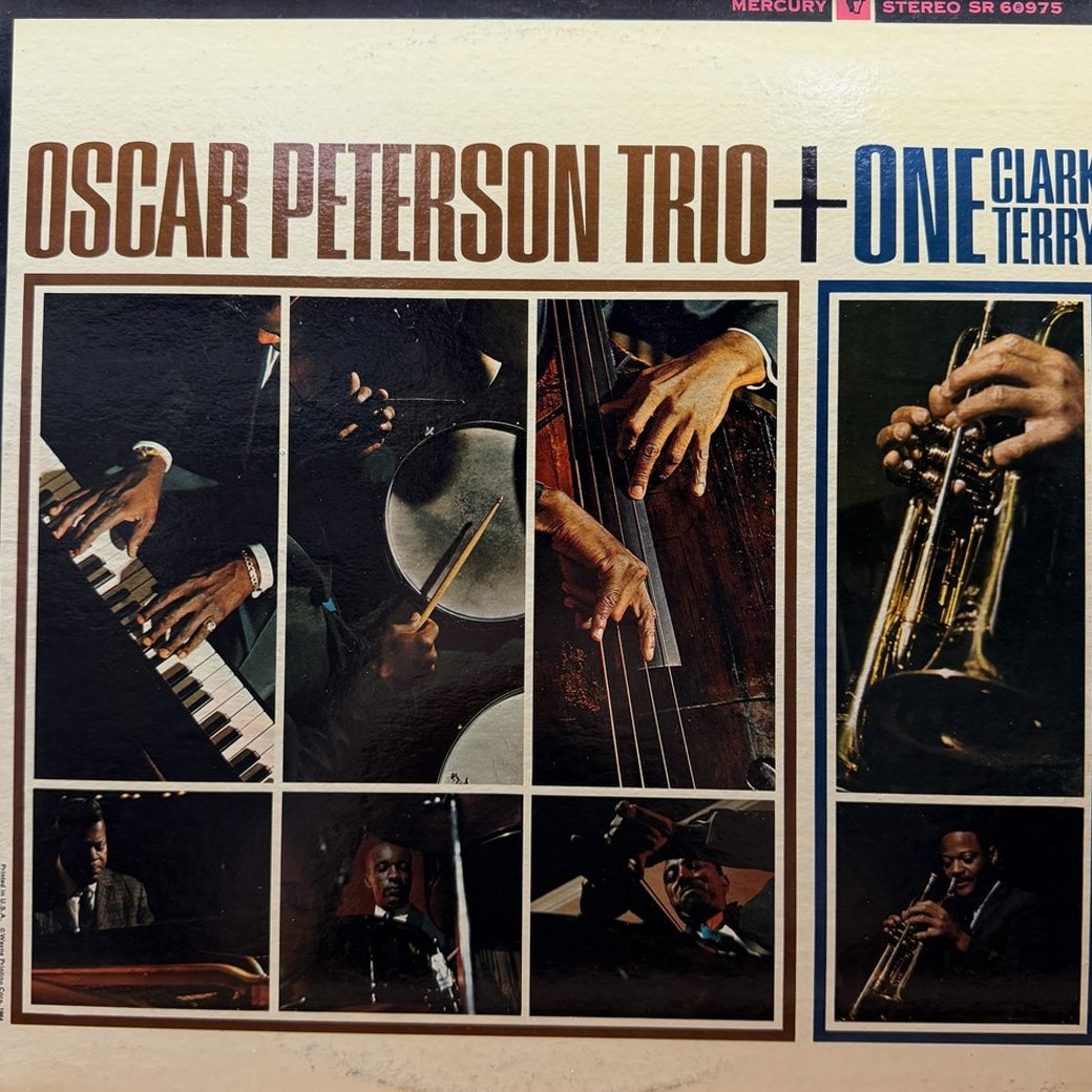 Oscar Peterson Trio + Clark Terry 〈Oscar Peterson Trio + One〉 자켓