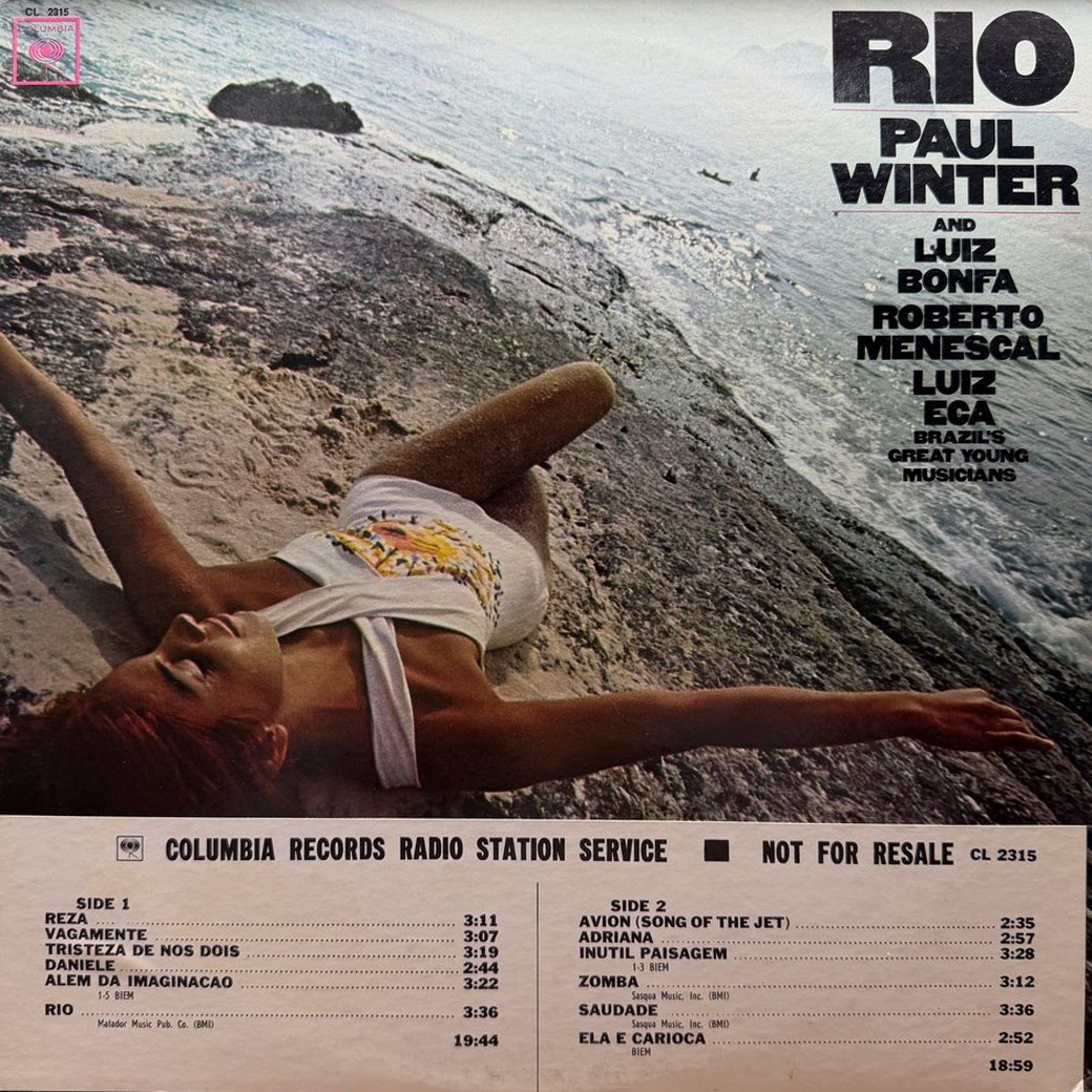 Paul Winter / Luiz Bonfa / Roberto Menescal / Luiz Eça 〈Rio〉 자켓