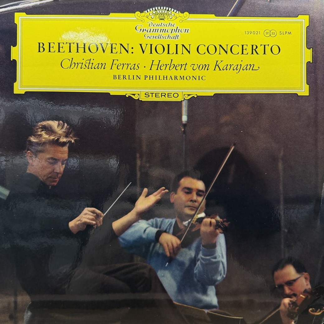 Beethoven – Christian Ferras · Herbert von Karajan, Berliner Philharmoniker 〈Violinkonzert D-Dur〉 자켓