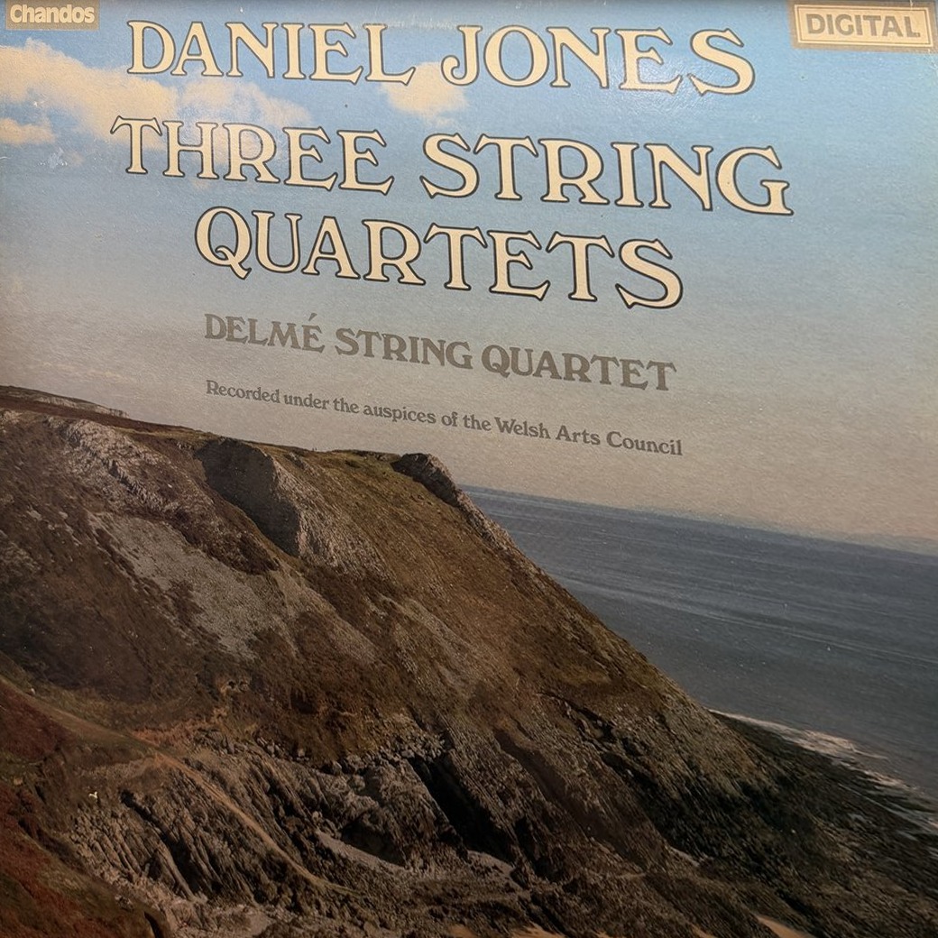 Daniel Jones, Delmé String Quartet 〈Three String Quartets〉 자켓