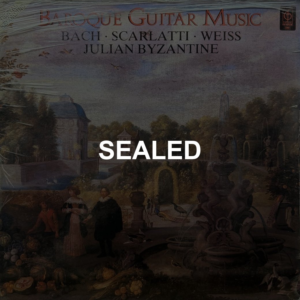 Bach, Scarlatti, Weiss, Julian Byzantine 〈Baroque Guitar Music〉 자켓
