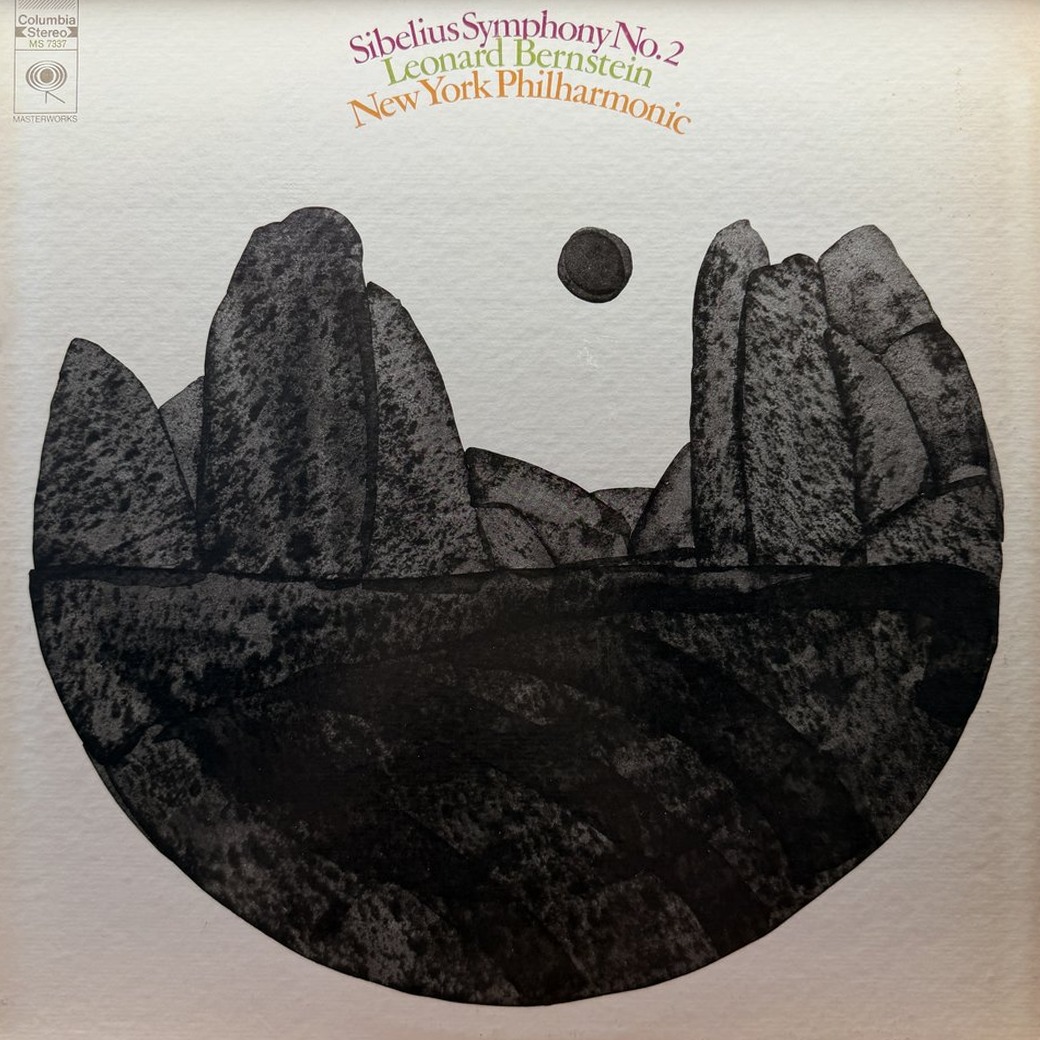 Sibelius - Leonard Bernstein, New York Philharmonic 〈Symphony No. 2〉 자켓