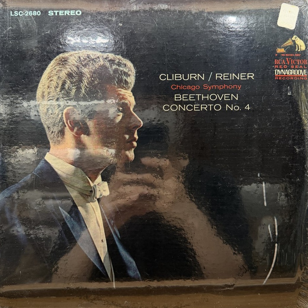 Cliburn / Reiner, Chicago Symphony / Beethoven 〈Concerto No. 4〉 자켓