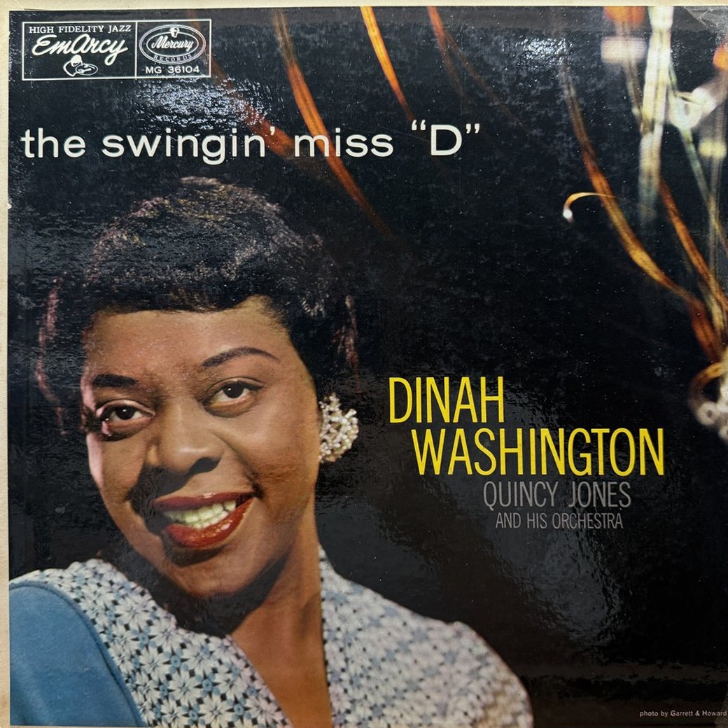Dinah Washington With Quincy Jones And His Orchestra 〈The Swingin' Miss "D"〉 자켓