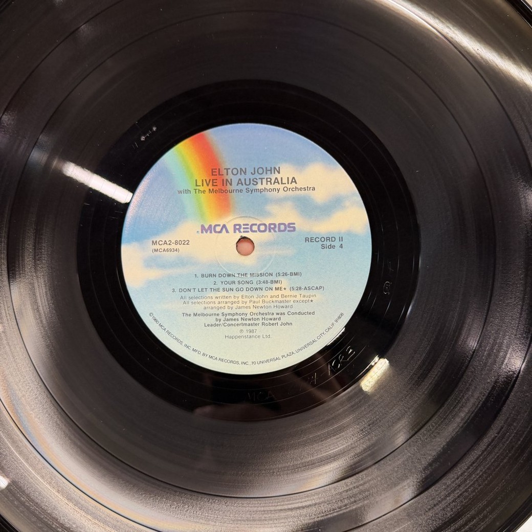 Elton John With The Melbourne Symphony Orchestra 〈Live In Australia〉 자켓