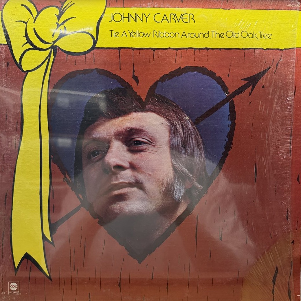 Johnny Carver 〈Tie A Yellow Ribbon Around The Old Oak Tree〉 자켓