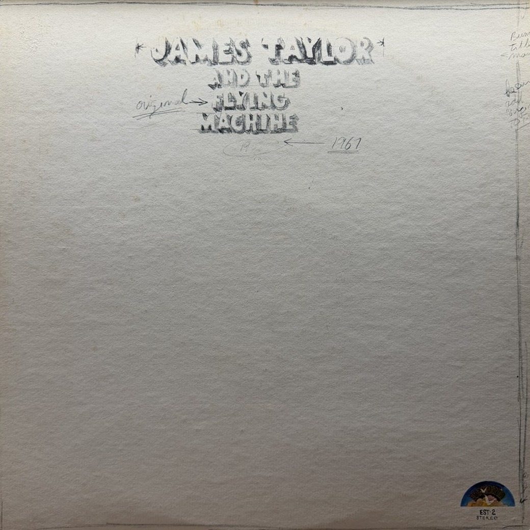 James Taylor And The Original Flying Machine 〈1967〉 자켓