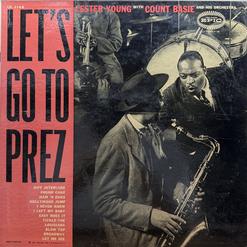 Lester Young With Count Basie Orchestra 〈Let's Go To Prez〉 자켓